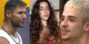 Jonas, Marina Sena e Juliano no BBB 26 (Reprodução/Instagram/TV Globo) Foto: Contigo