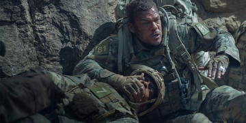 Cena de divulgação do filme War Machine (Máquina de Guerra), da Netflix