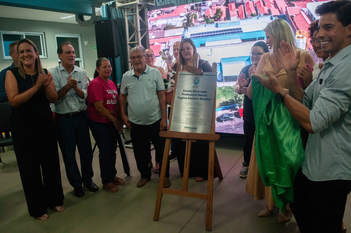 Prefeito Helinho Zanatta participa da inauguração de nova escola infantil no bairro Tatuapé, em Piracicaba