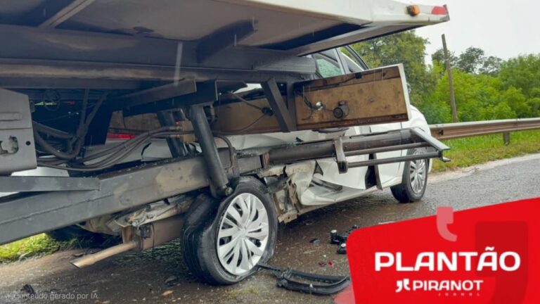 Mulher morre após colidir carro na traseira de guincho em acidente na Rodovia Piracicaba–Rio Claro