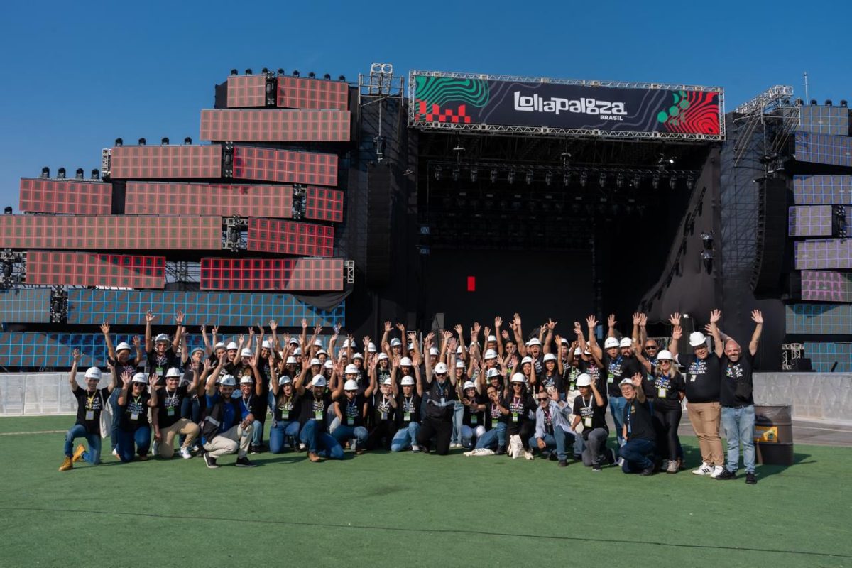 Estudantes de engenharia conhecem de perto a infraestrutura por trás do Lollapalooza