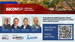 Mercado imobiliário de Piracicaba em pauta: evento do Secovi-SP reúne especialistas para apresentação de dados de 2025