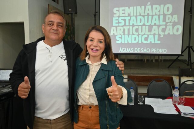 Deputada Professora Bebel e ex-vereador Nelinho Noronha trabalham juntos por Águas de São Pedro