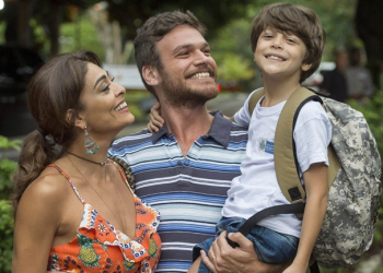 Bibi (Juliana Paes), Rubinho (Emilio Dantas) e  Dede (Gabriel Almeida Bravo) - Foto: Reprodução