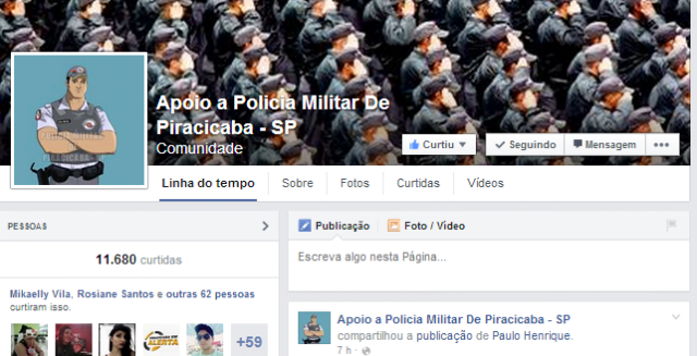 Foto: Reprodução / Face Book