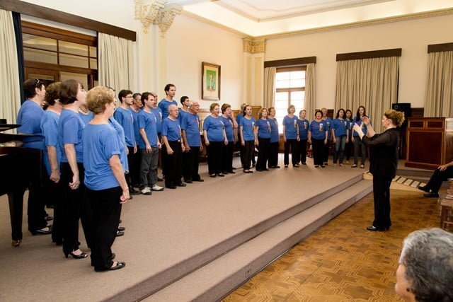 Coral Luiz de Queiroz apresentará “Rio de Lágrimas” na ponte pênsil Foto: Divulgação