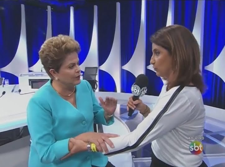 Após susto no SBT, Dilma usa redes sociais para tranquilizar os fãs
