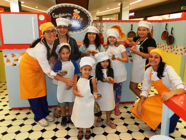 Crianças participam de oficinas gratuitas de culinária no Shopping Piracicaba‏