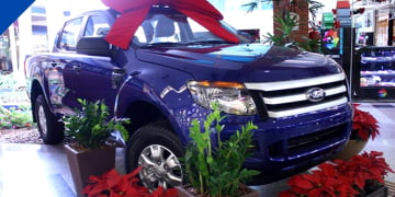 Caminhonete serÃ¡ sorteada hoje na praÃ§a de alimentaÃ§Ã£o - Foto: DivulgaÃ§Ã£o