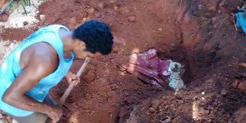 policia, piracicaba, homem enterrado, idoso, eldorado, crime, mulher matou homem no eldorado, destaque1