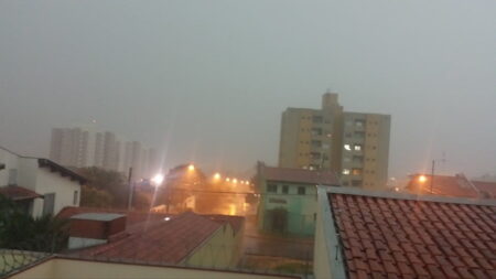 Bairro Nova America em Piracicaba / SP durante a chuva - Foto: Willian Augusto