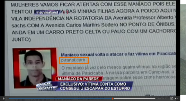 Foto: Reprodução / TV Bandeirantes São Paulo