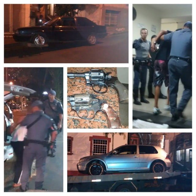 Suspeitos de planejar assalto são presos em Piracicaba pela PM Foto: Valter Martins / Piracicaba em Alerta