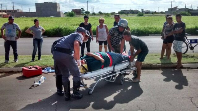 Vítima fraturou a perna - Foto: Valter Martins / Piracicaba em alerta