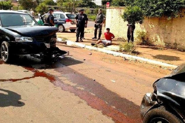 Homem vai preso após provocar acidente; ele havia bebido e fumado maconha