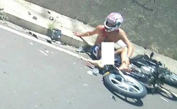 Fuga da PM termina com motociclista gravemente ferido em Piracicaba