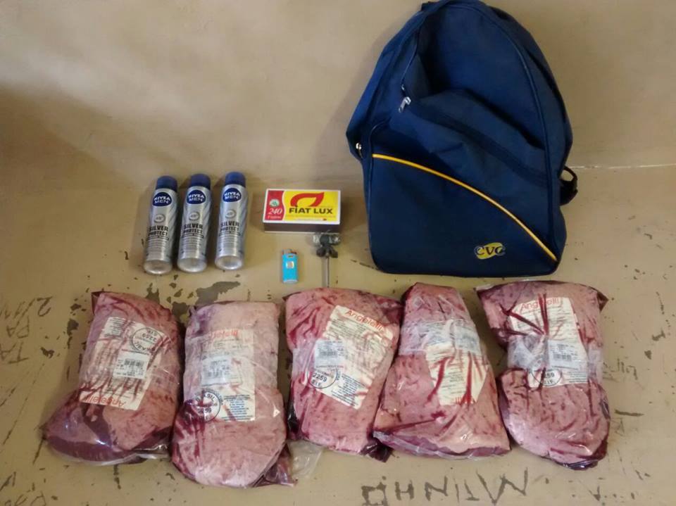 Homem vai preso após roubar picanha e perfumes