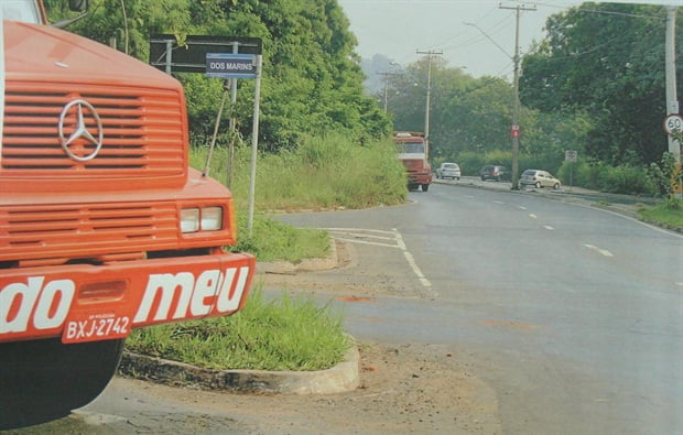 Interdição parcial da avenida dos Marins