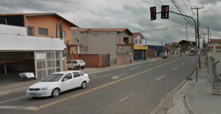 Safado nem tentou se esconder para cometer o crime e acabou preso - Foto: Google Maps