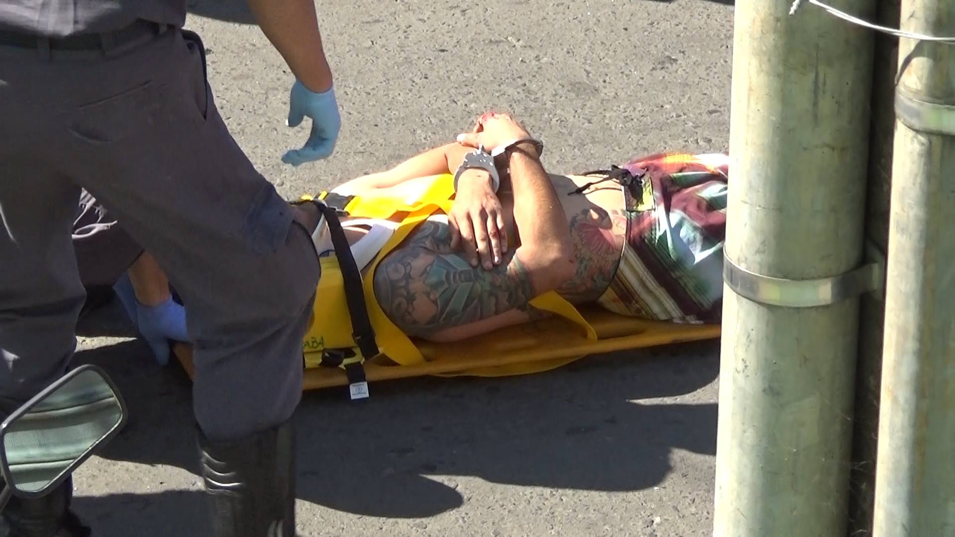 Motoqueiro fica inconsciente em mais um acidente no centro de Piracicaba