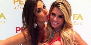 Nicole (á esquerda), seria motivo de indignação por parte de Babi (á direita).