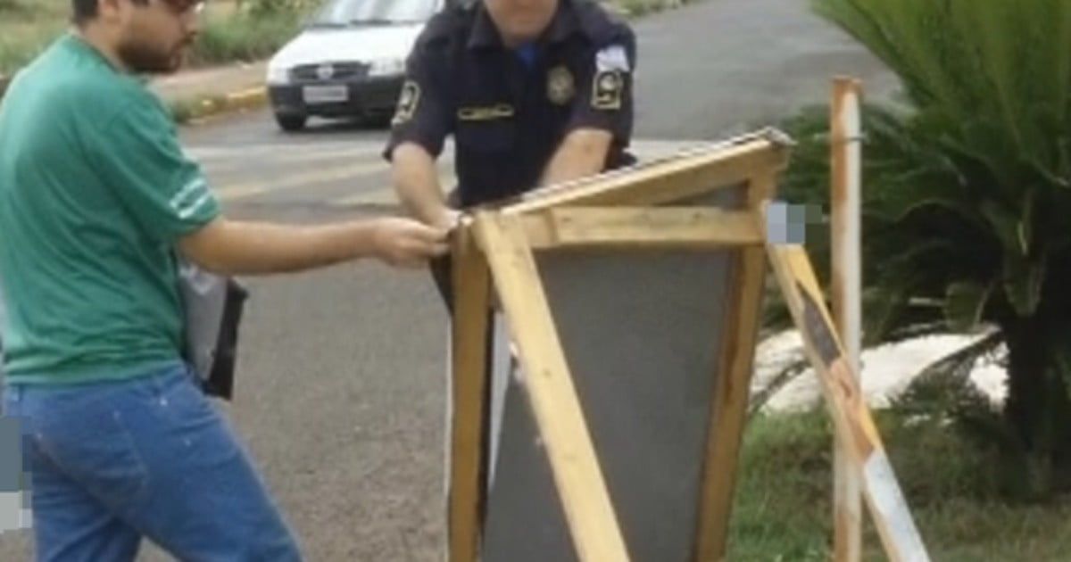 Boca de urna: Justiça apreende cavaletes do PT em Piracicaba