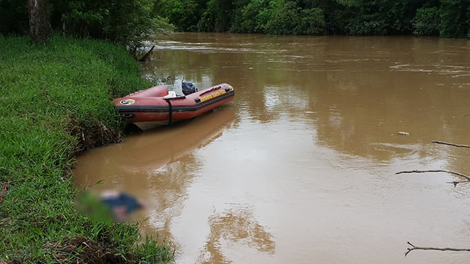 Idoso grita por socorro, é procurado por três dias e acaba encontrado morto em rio