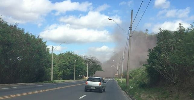 Pedreira desativada volta a desabar em Piracicaba