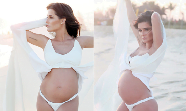 Nasce Maria Flor, filha de DéboraH Secco, no Hospital Israelita Albert Einstein