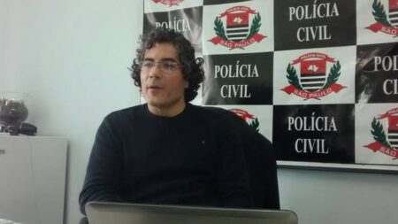 Delegado Vagner RogÃ©rio Romano comandou a aÃ§Ã£o. Foto: Valter Martins