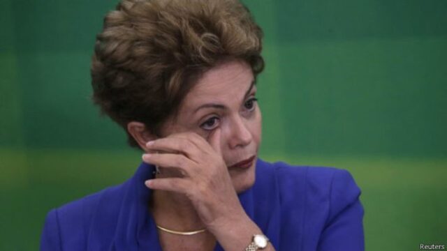 dilma choando