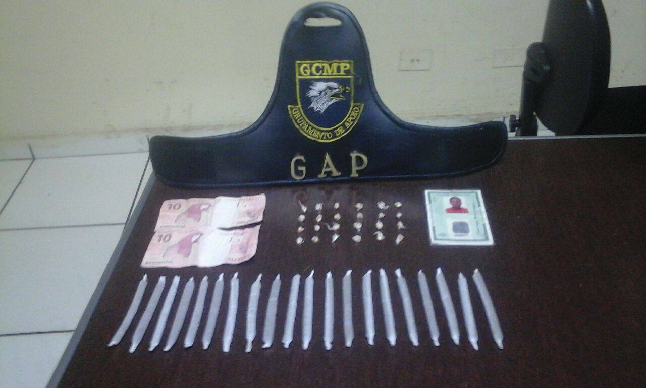 GAP apreende pela segunda vez no ano menor traficando em Piracicaba