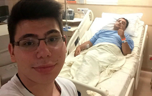 Geraldo Luís passa por cirurgia em São Paulo