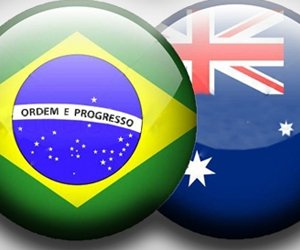 Brasil x Austrália confronto de seleções