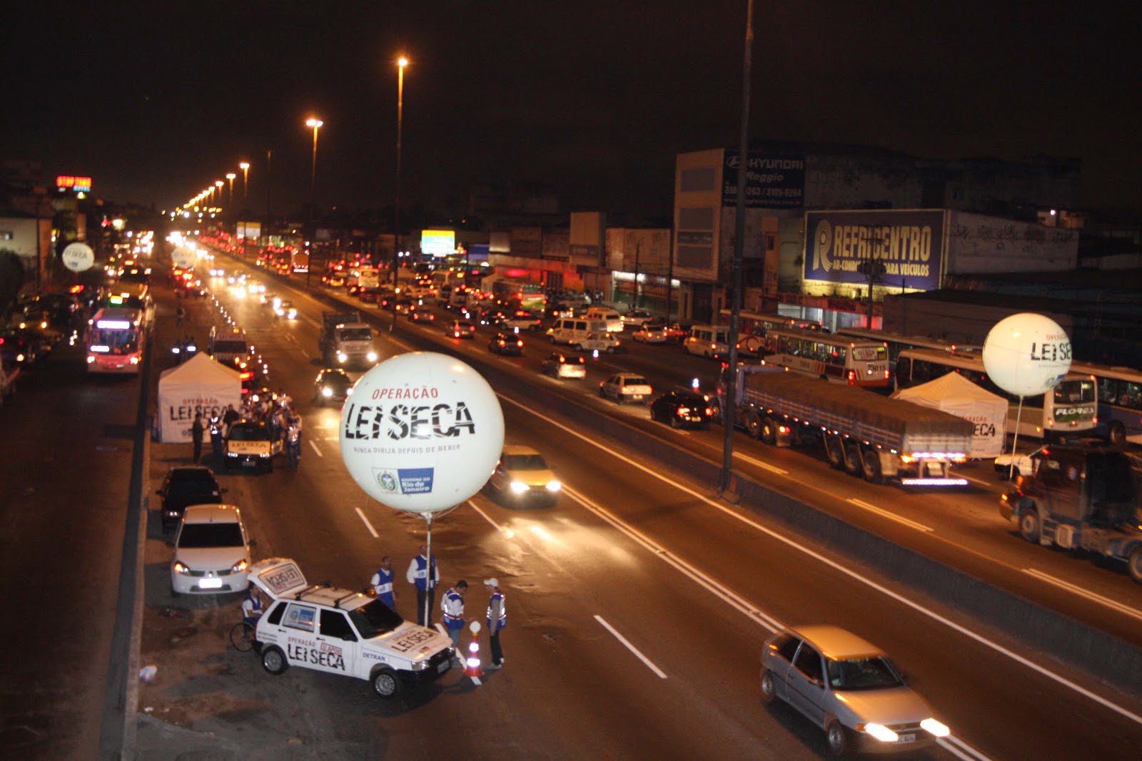 Operação Lei Seca multa 324 motoristas na madrugada de Natal