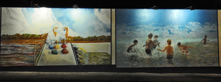 Nova pintura dos muros do cemitério da saudade serão inauguradas amanhã (9)