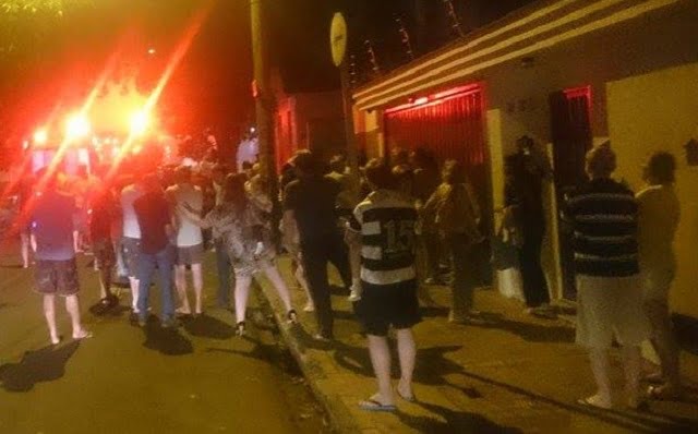 Moradores evacuam prédio após carro explodir na garagem