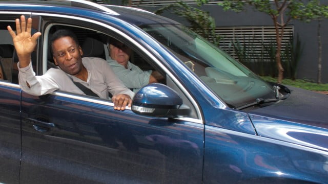 Pelé tem alta programada para esta terça-feira pelo hospital em São Paulo Foto: Divulgação