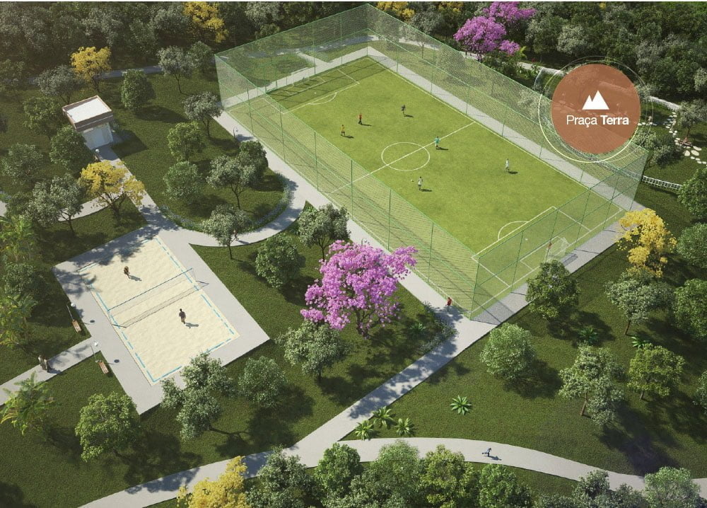 Residencial busca aproximar a família através da natureza e qualidade de vida