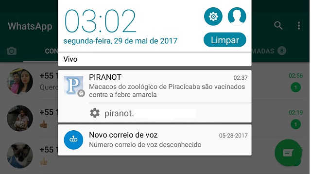 PIRANOT lança serviço de alerta de notícias pelo celular; saiba como ativar