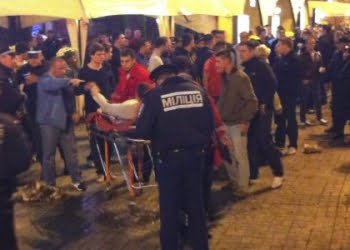 Torcedores ingleses foram agredidos em Kiev pelos ucranianos